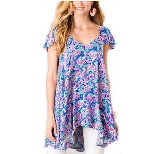 Matilda Jane Multicolor Paisley V-Neck Tunic